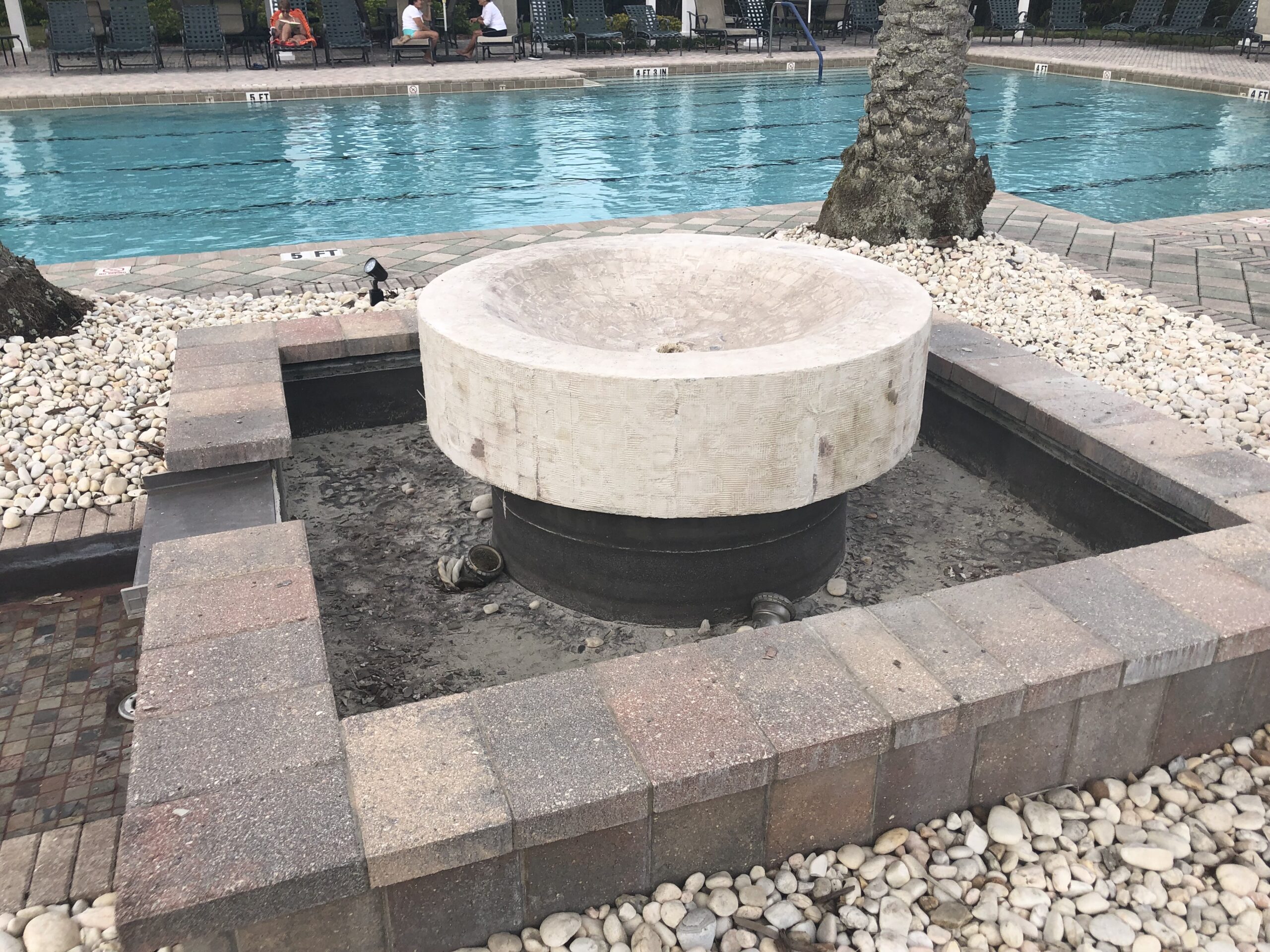 Fountain Remodel Before